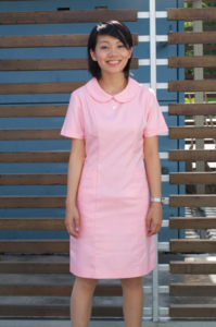 C型護士型洋裝（粉紅布）